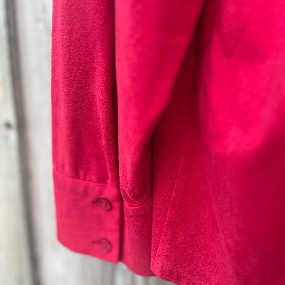 Ruby Red - Chicos Button Down Blouse - image 3